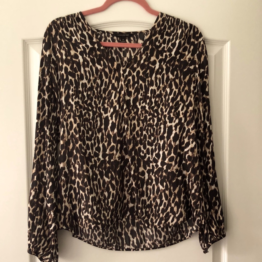 Banana Republic leopard top